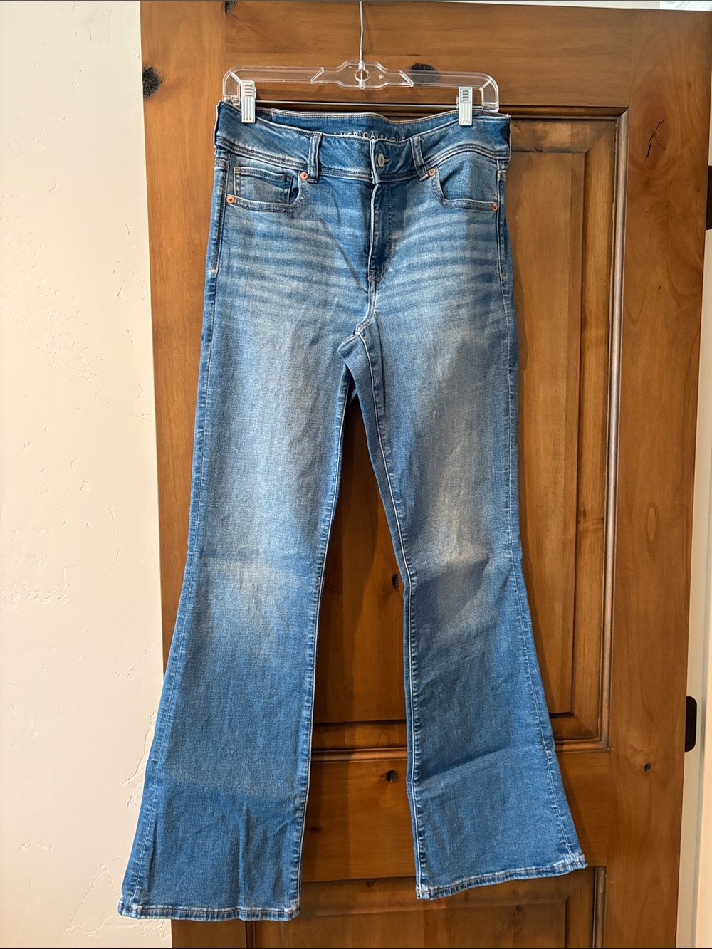 American Eagle Outfitters Light Blue Flare Jeans